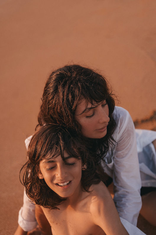 ויקטוריה מנשירוב - עם הבן שלי
